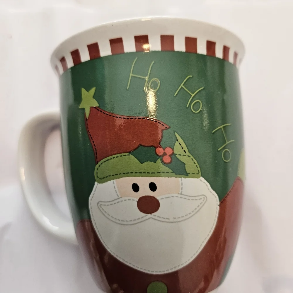 Winter Hot Cocoa Coffee Snack Marshmallow Set. Santa Frosty Holiday